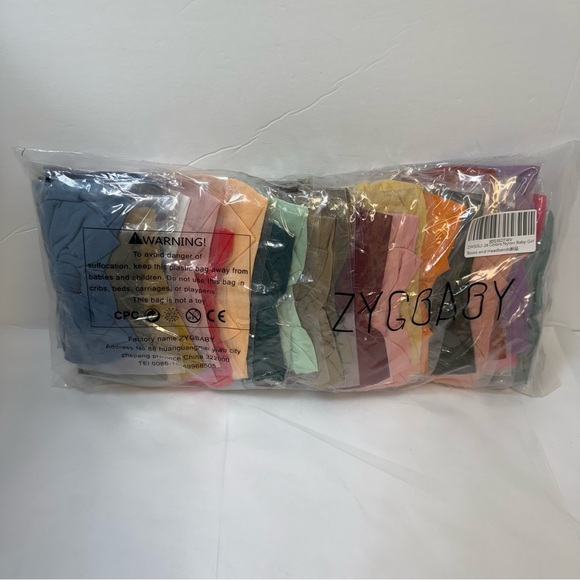 Nylon Baby Girl Bows Headbands Infant Newborn Toddler Hair Accessories Set of 24 - Picture 9 of 10